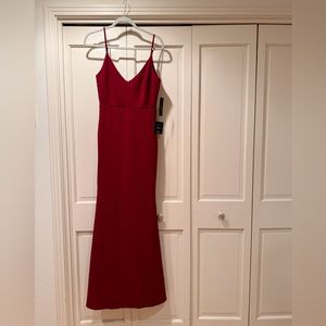 Lulu’s Formal Dress, Merlot, new with tags